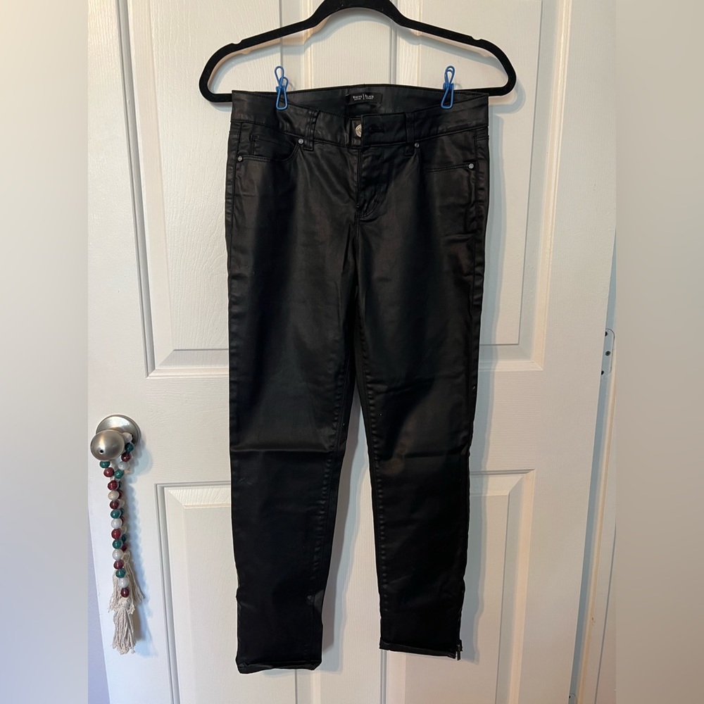 White House | Black Market Women’s Coated Skimmer Jeans - Size 2